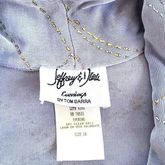 Sequined Highlow Flare Back Dinner Bolero Jacket Lilac 🌴 - Picture 4 of 6